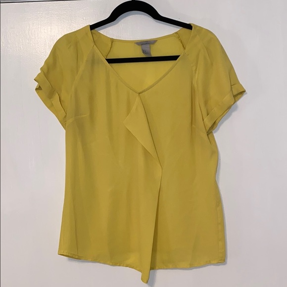 H&M Tops - H&M bright yellow blouse
